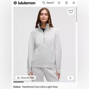 Lululemon oversized funnel neck scuba